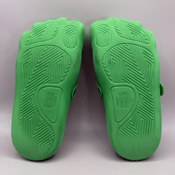 Bravest Studios Hulk Foot Clog Shoes Mens Size US 6/Womens 7.5 Green Comic Style main image 11
